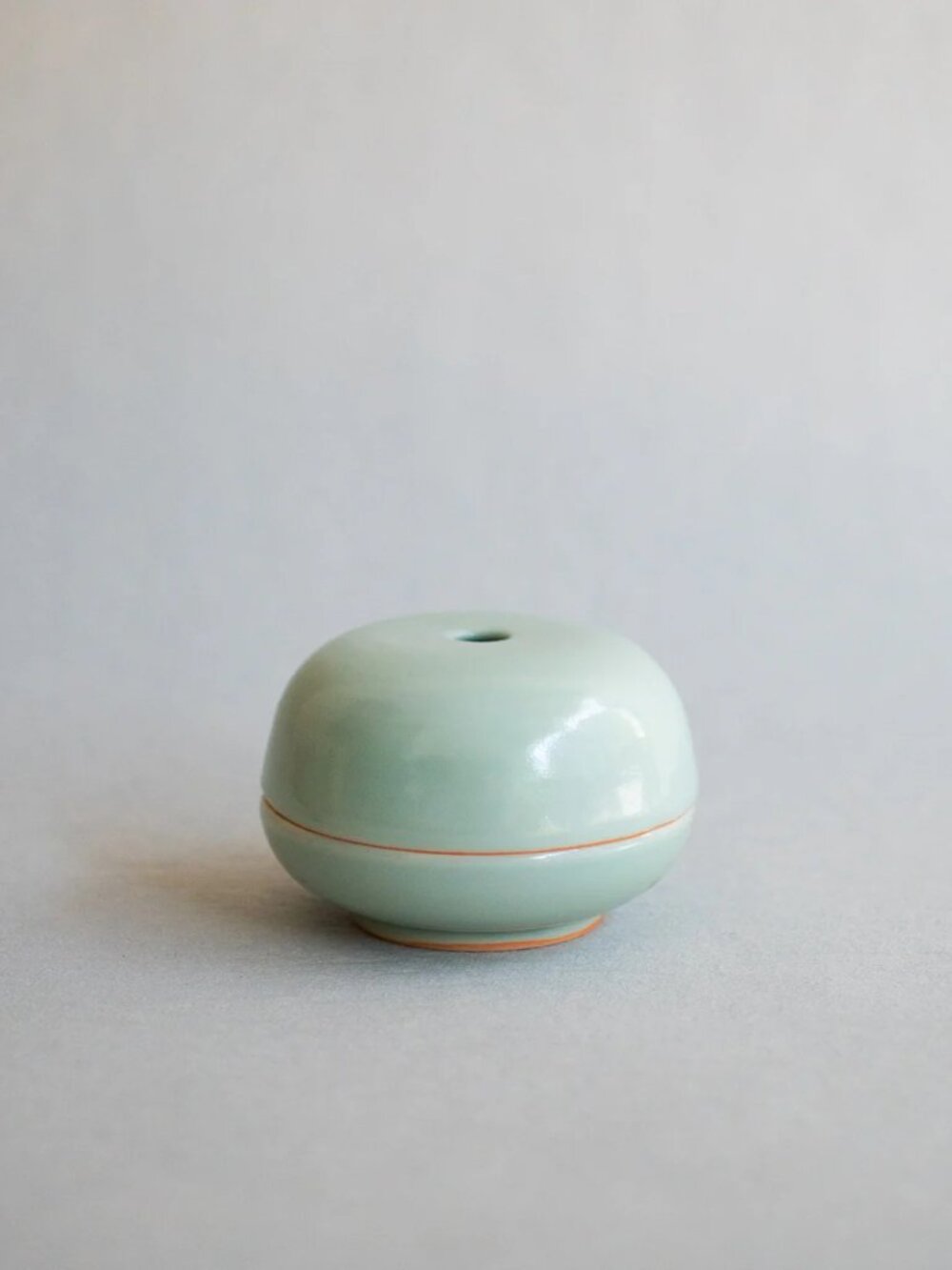 Yamadamatsu Celadon Incense Coil Burner